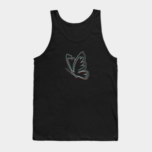 AESTHETIC BUTTERFLY CLASSIC 3D GLITCH Tank Top